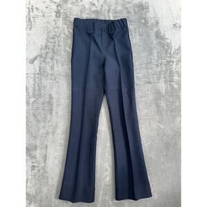 Vintage H Bar C Ranchwear Tomboy Dress Pants Women's Flare Pants Size 22" Blue